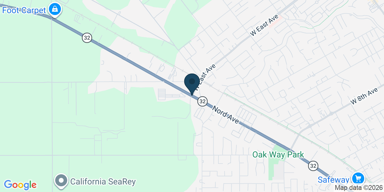 Map showing Butte County, CA