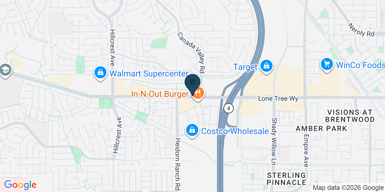 Map showing Contra Costa County, CA
