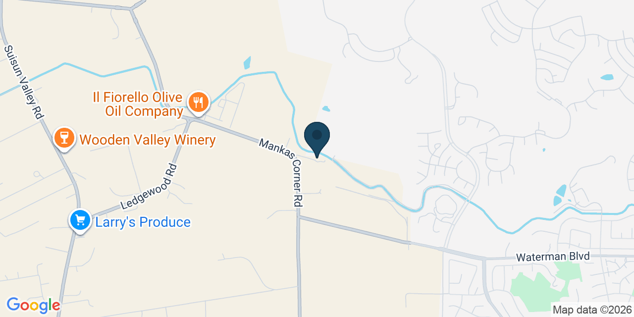 Map showing Fairfield, Solano County, CA