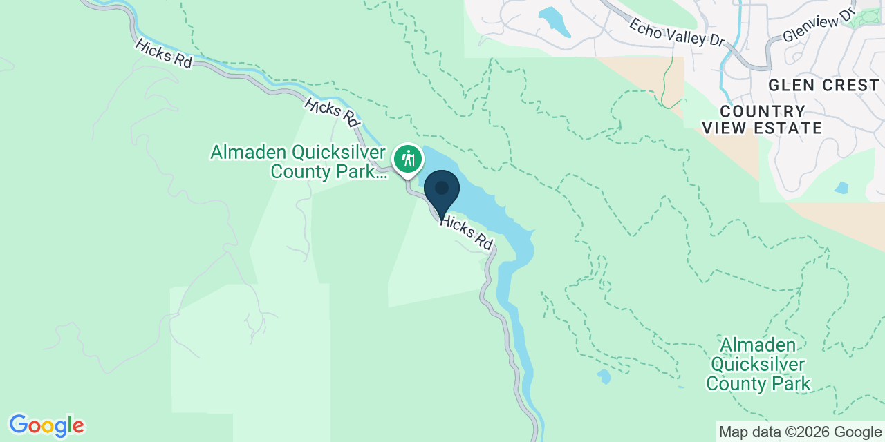 Map showing Santa Clara County, CA