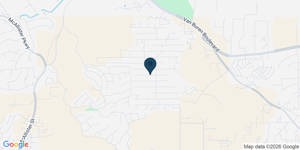 Map showing Woodcrest, Riverside County, CA