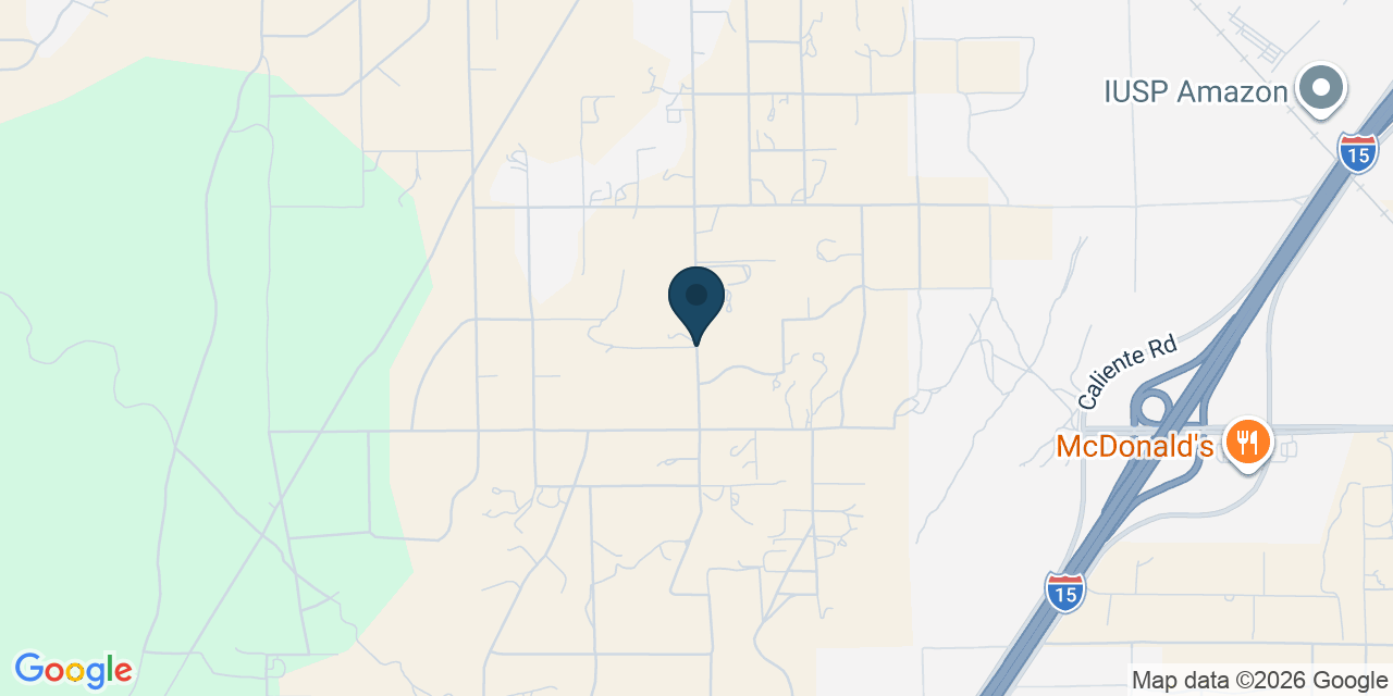 Map showing San Bernardino County, CA