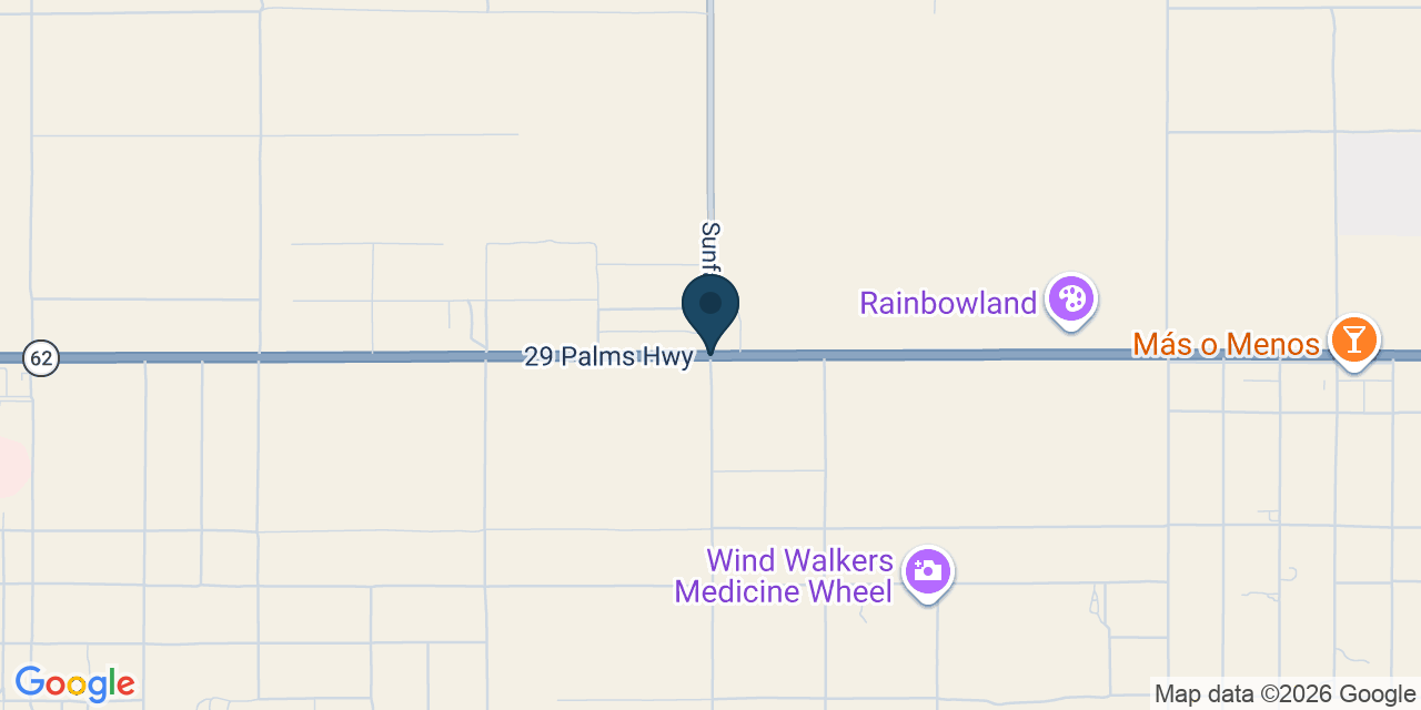 Map showing San Bernardino County, CA