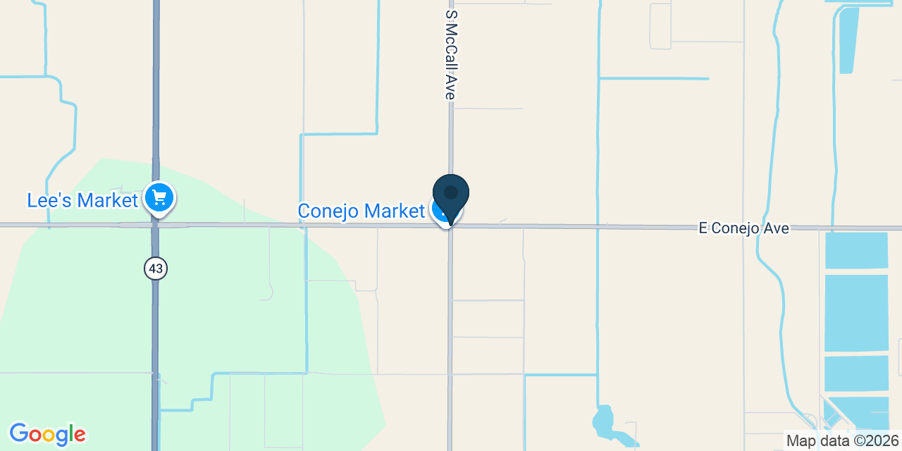 Map showing Fresno County, CA