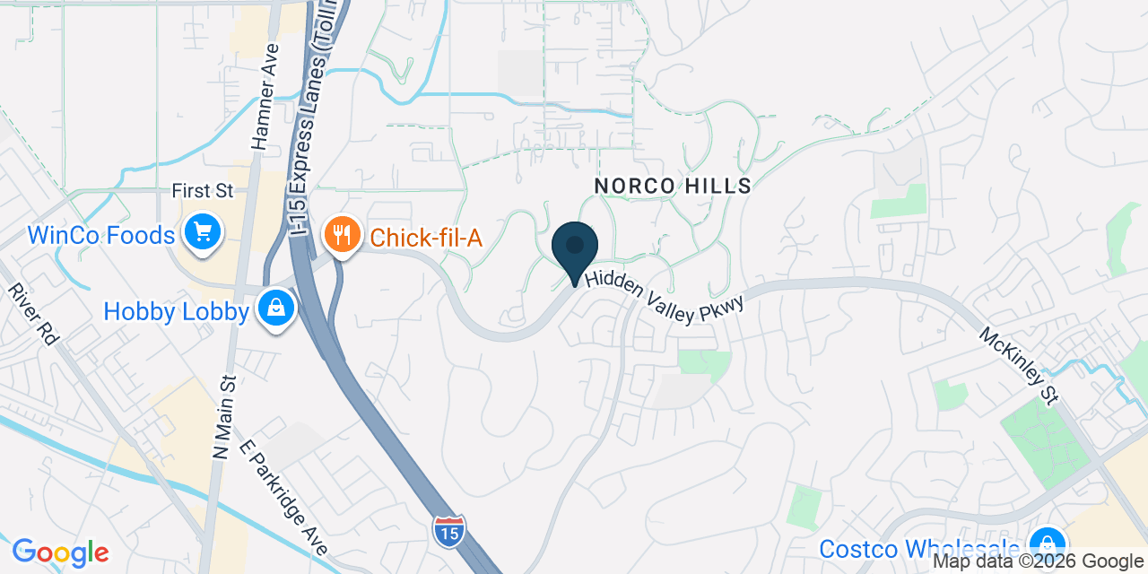 Map showing Riverside County, CA