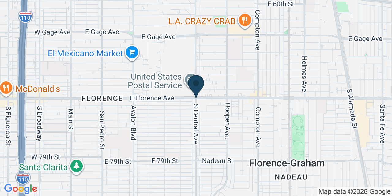 Map showing Los Angeles, Los Angeles County, CA