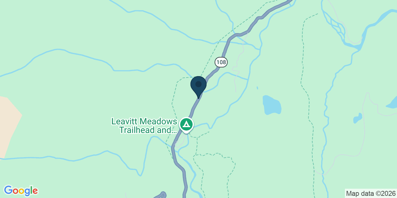 Map showing Mono County, CA
