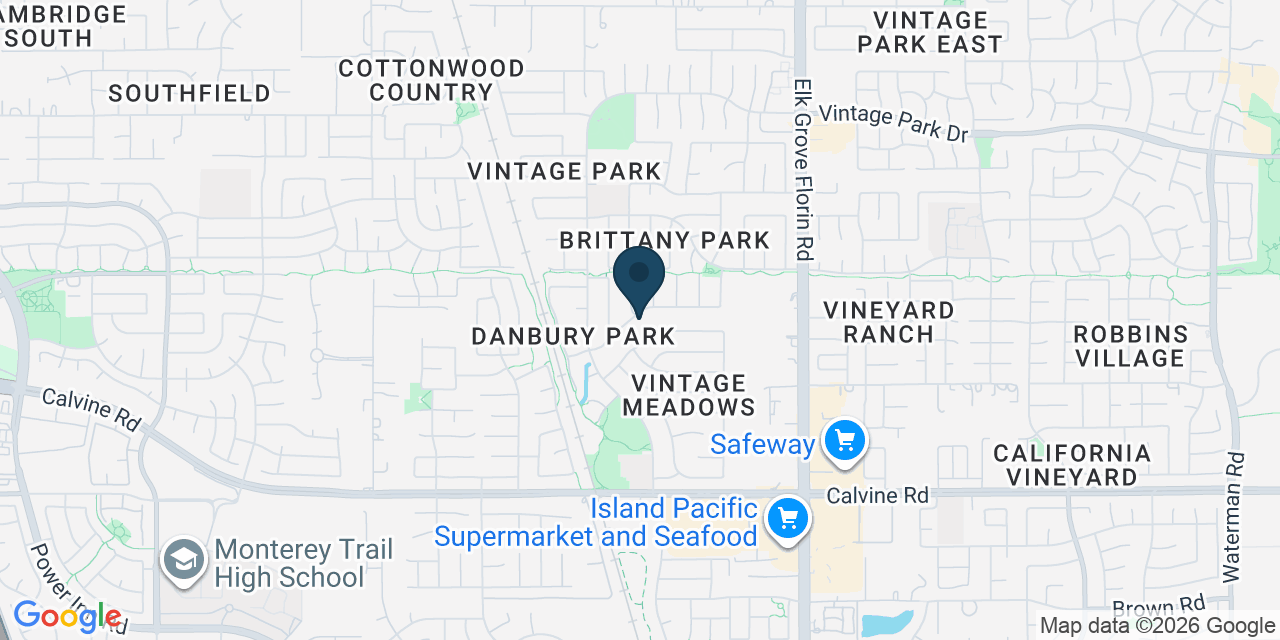 Map showing Sacramento, Sacramento County, CA