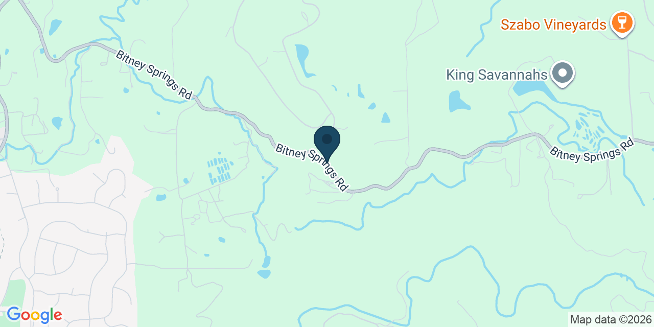 Map showing Nevada County, CA