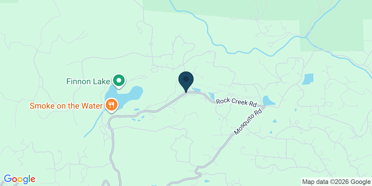 Map showing El Dorado County, CA