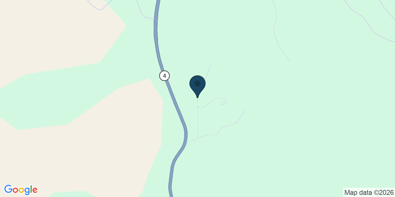 Map showing Calaveras County, CA