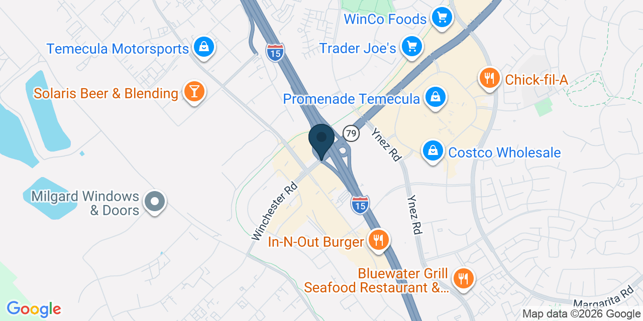 Map showing Temecula, Riverside County, CA