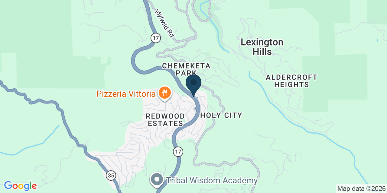Map showing Lexington Hills, Santa Clara County, CA