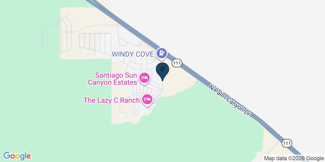 Map showing Riverside County, CA