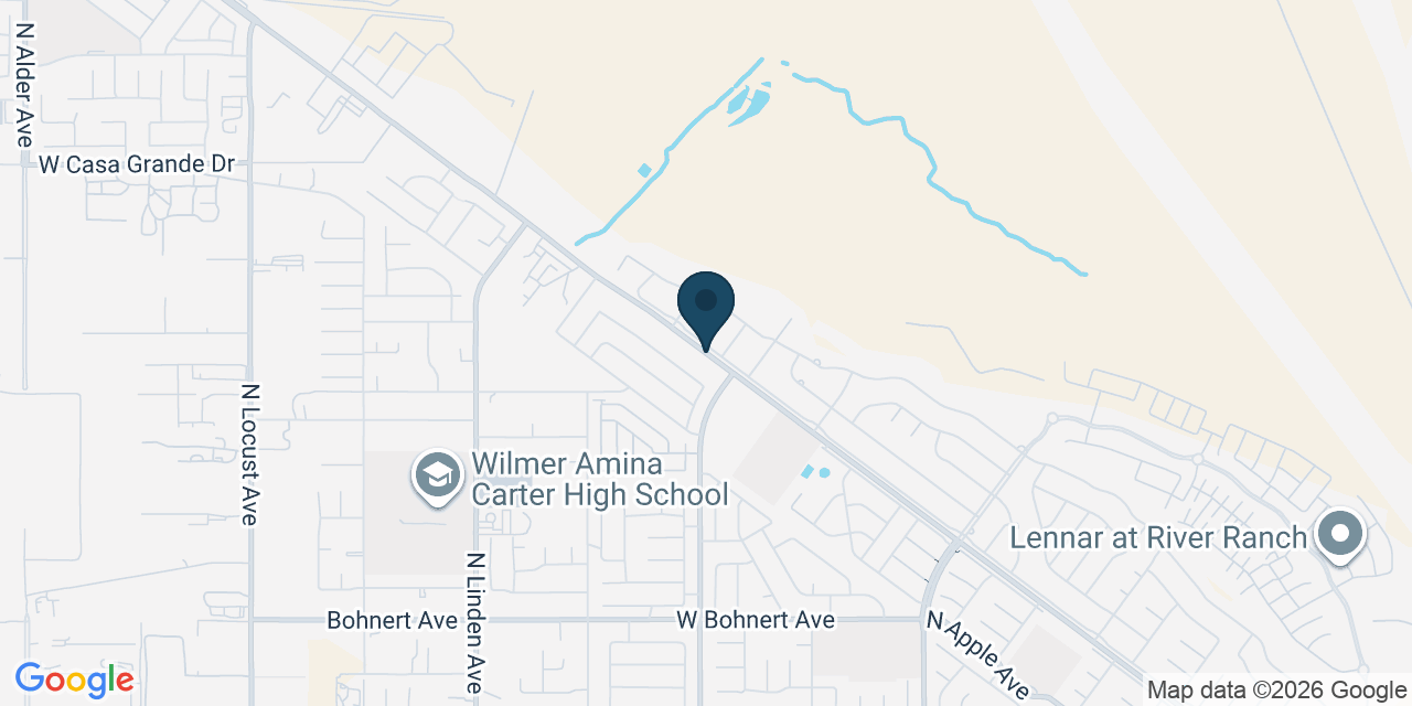 Map showing San Bernardino County, CA