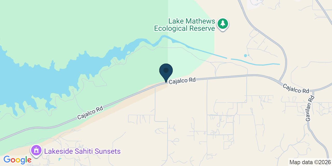 Map showing Riverside County, CA