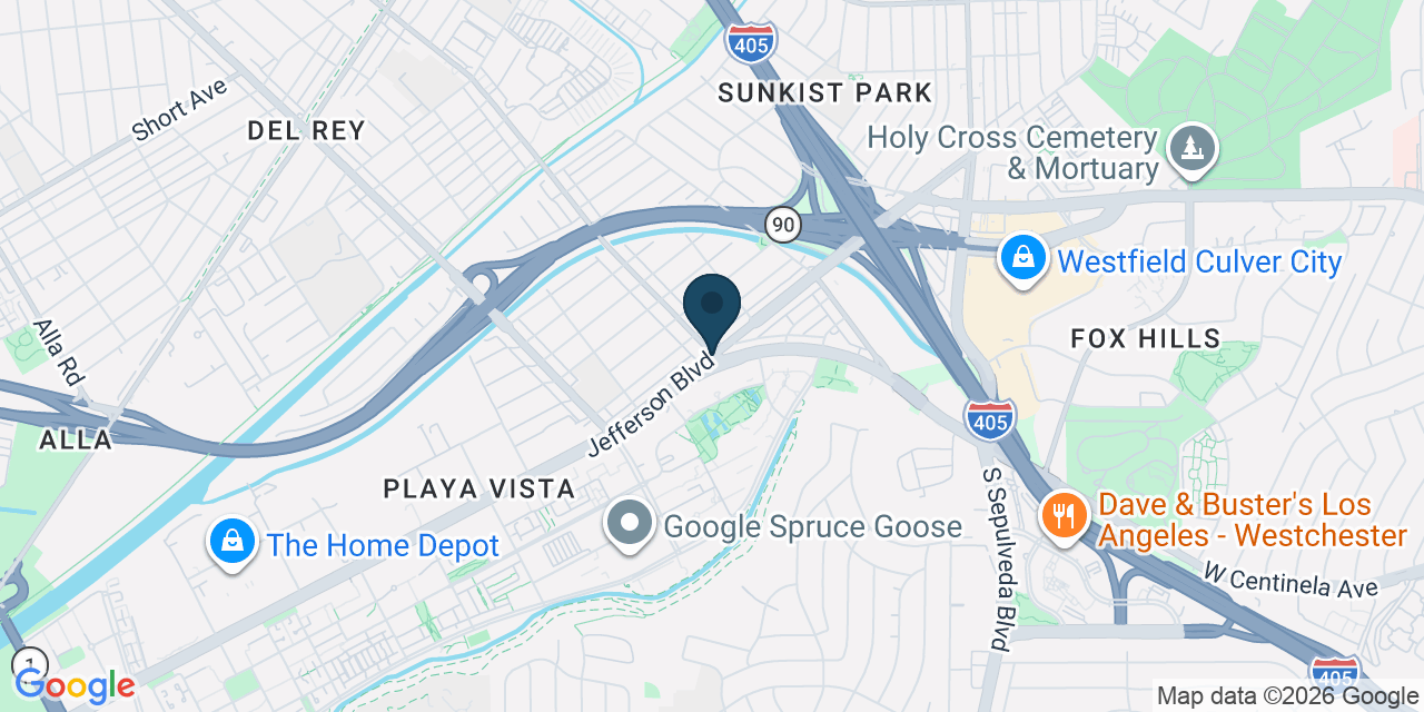 Map showing Los Angeles, Los Angeles County, CA
