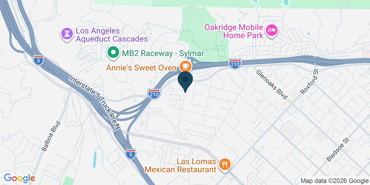 Map showing Los Angeles, Los Angeles County, CA