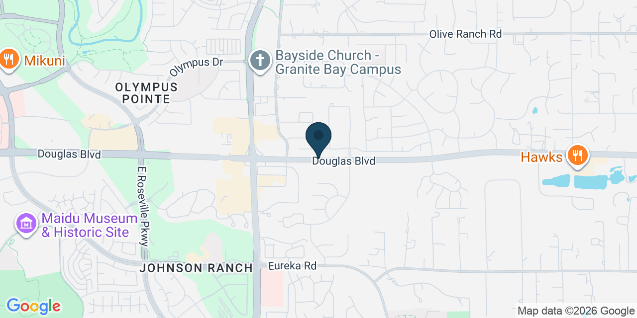 Map showing Placer County, CA