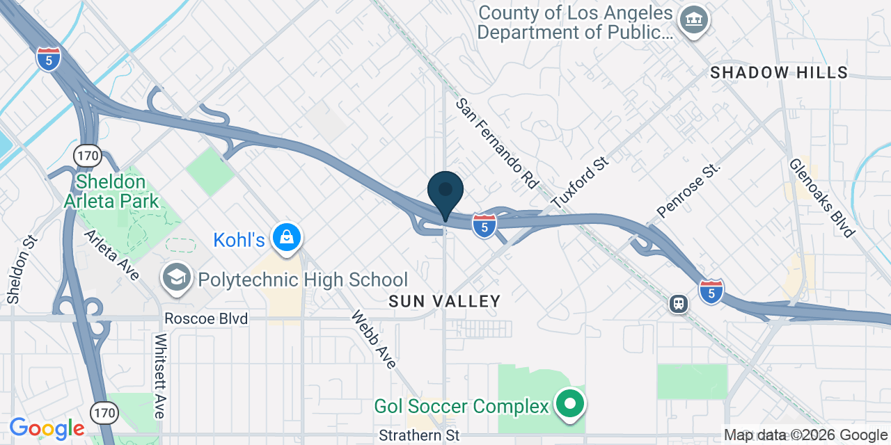 Map showing California