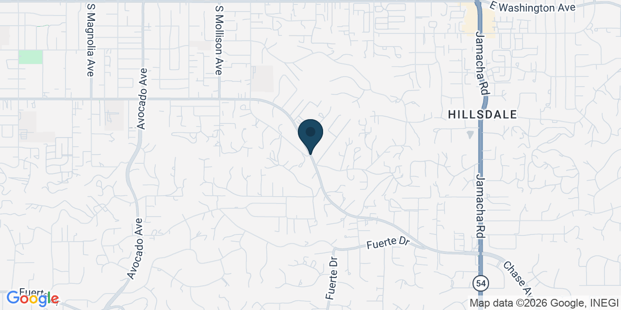 Map showing El Cajon, San Diego County, CA