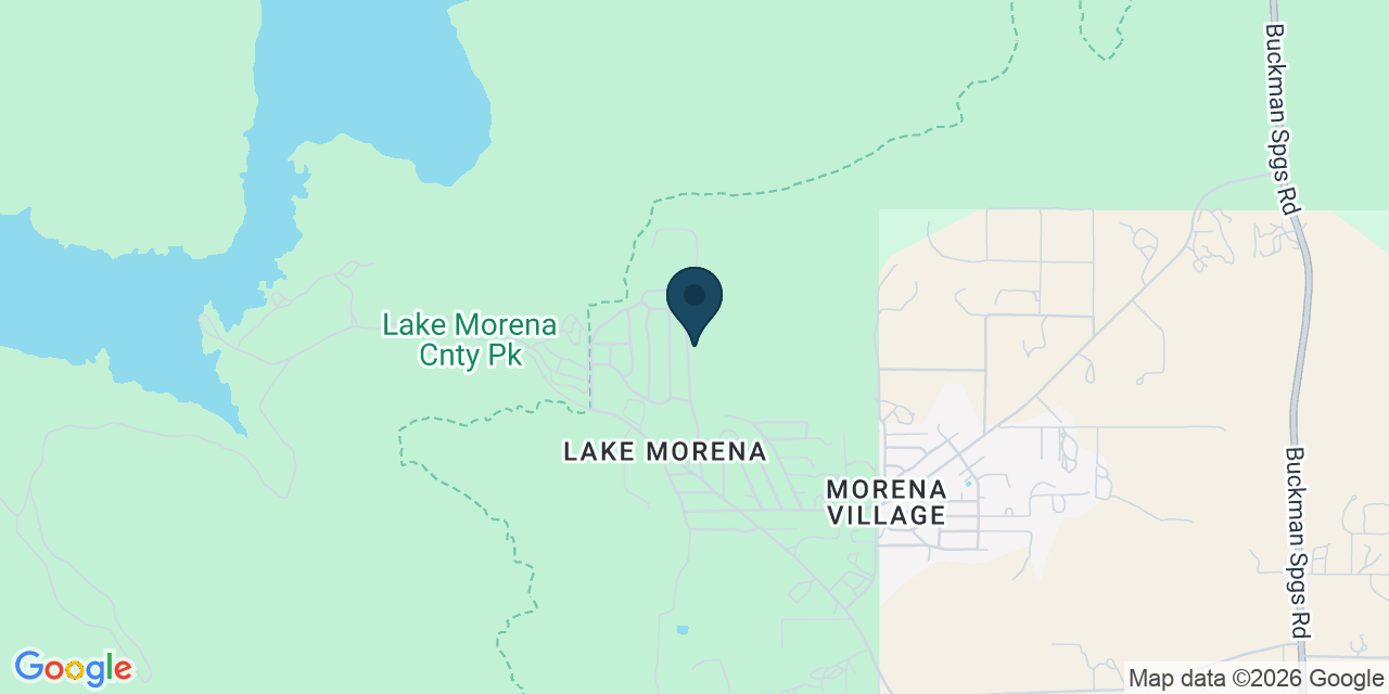 Map showing Campo, San Diego County, CA