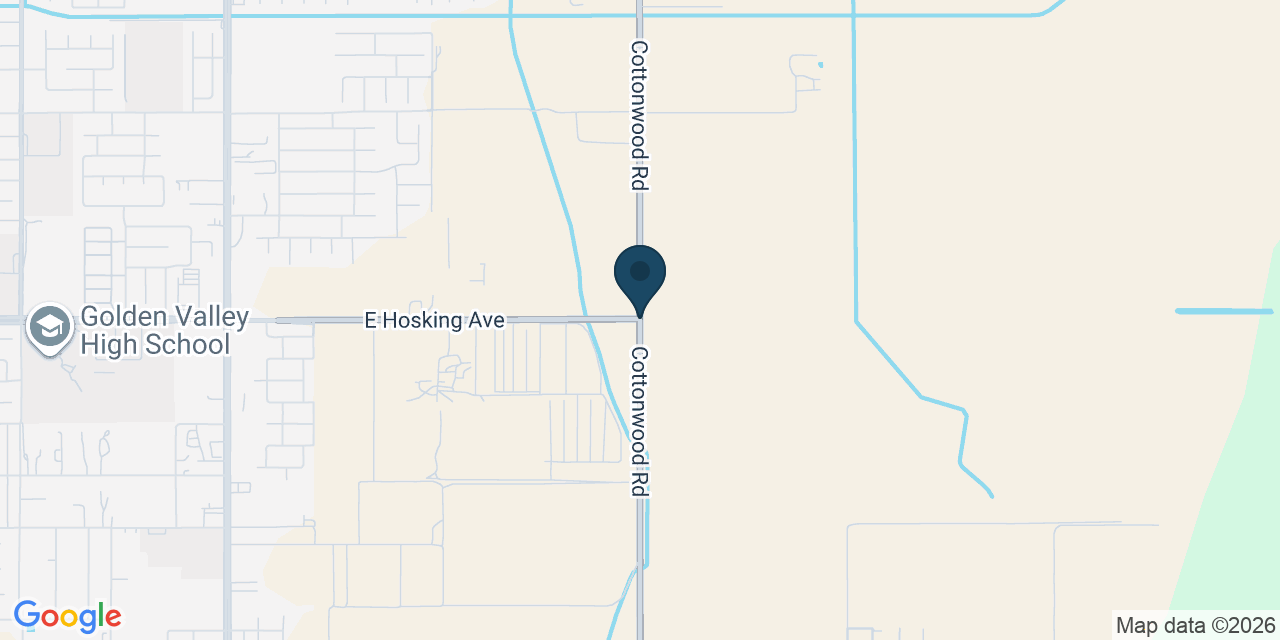 Map showing Bakersfield, Kern County, CA