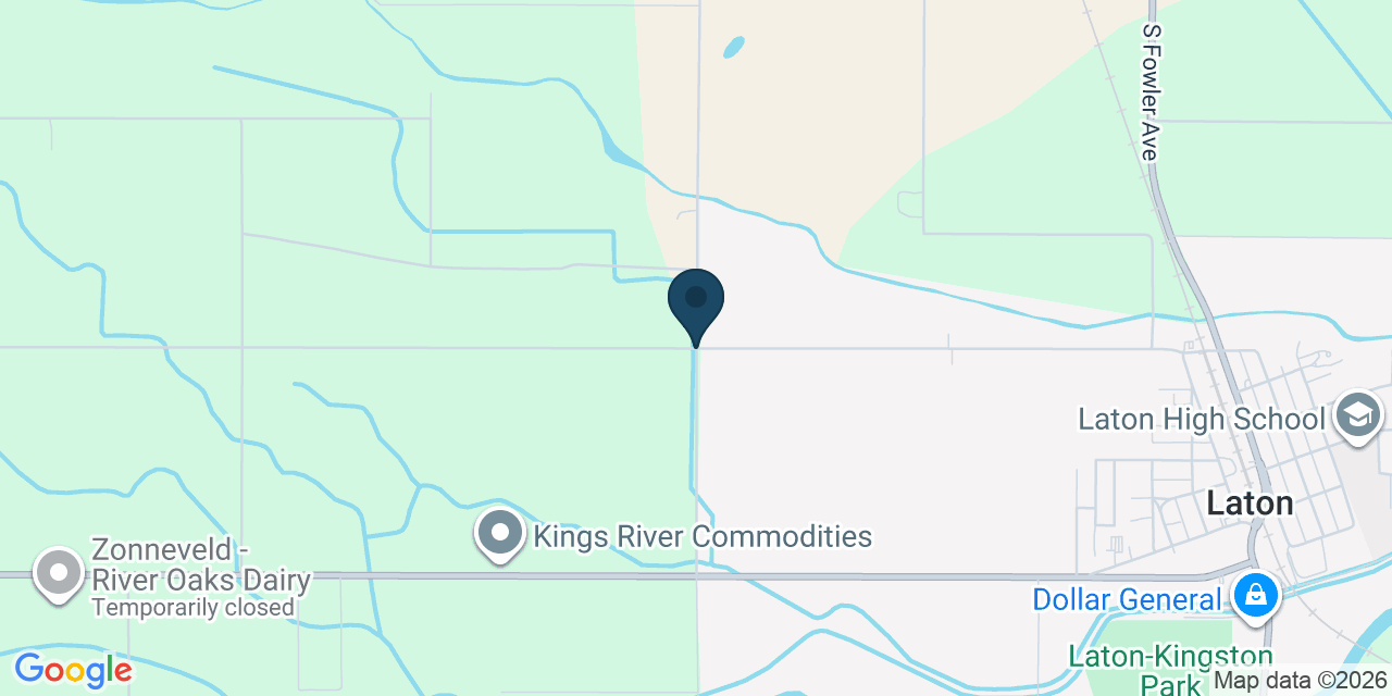 Map showing Fresno County, CA