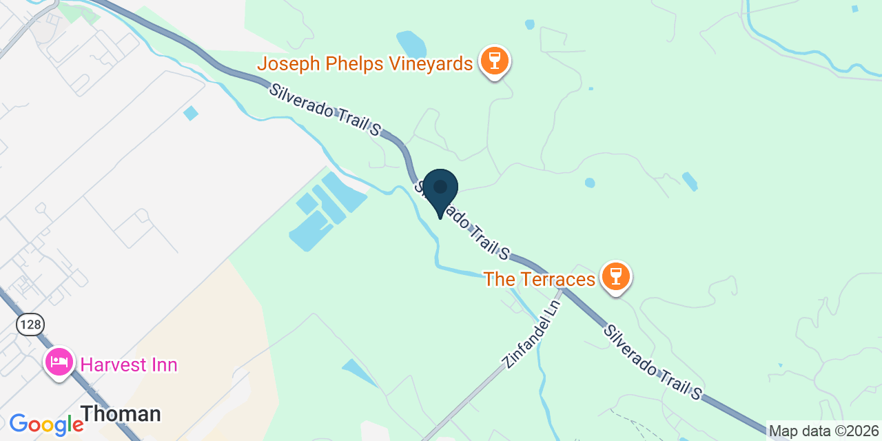 Map showing St. Helena, Napa County, CA