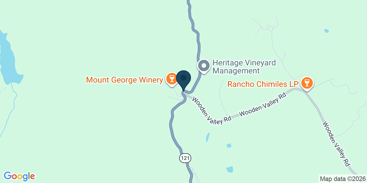 Map showing Napa County, CA