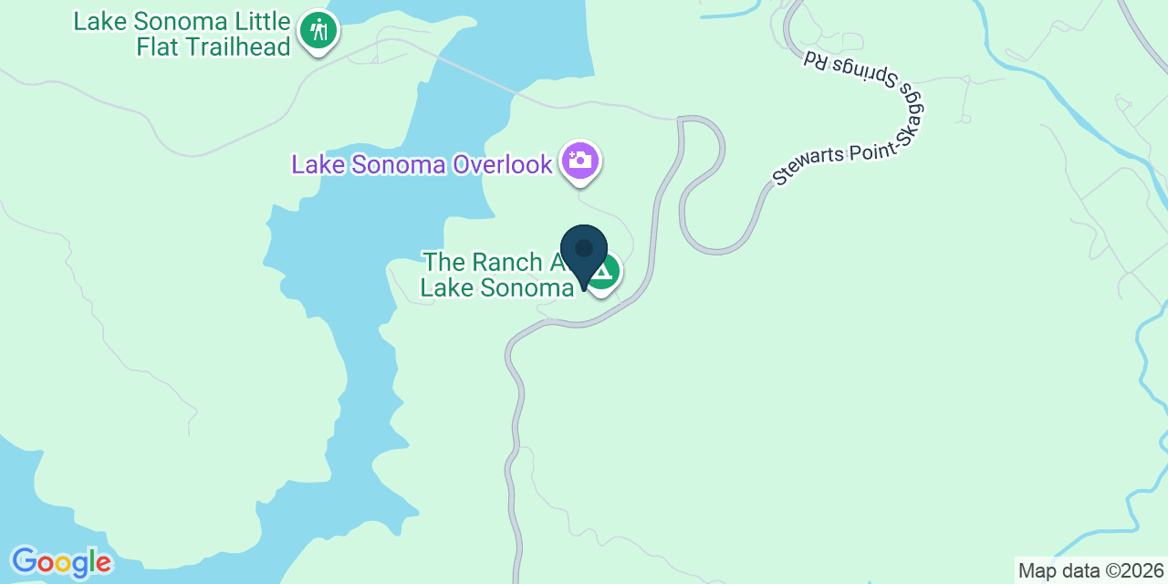 Map showing Geyserville, Sonoma County, CA