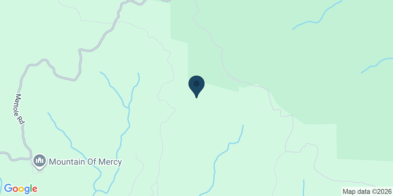 Map showing Honeydew, Humboldt County, CA