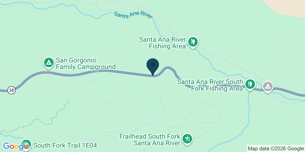 Map showing San Bernardino County, CA