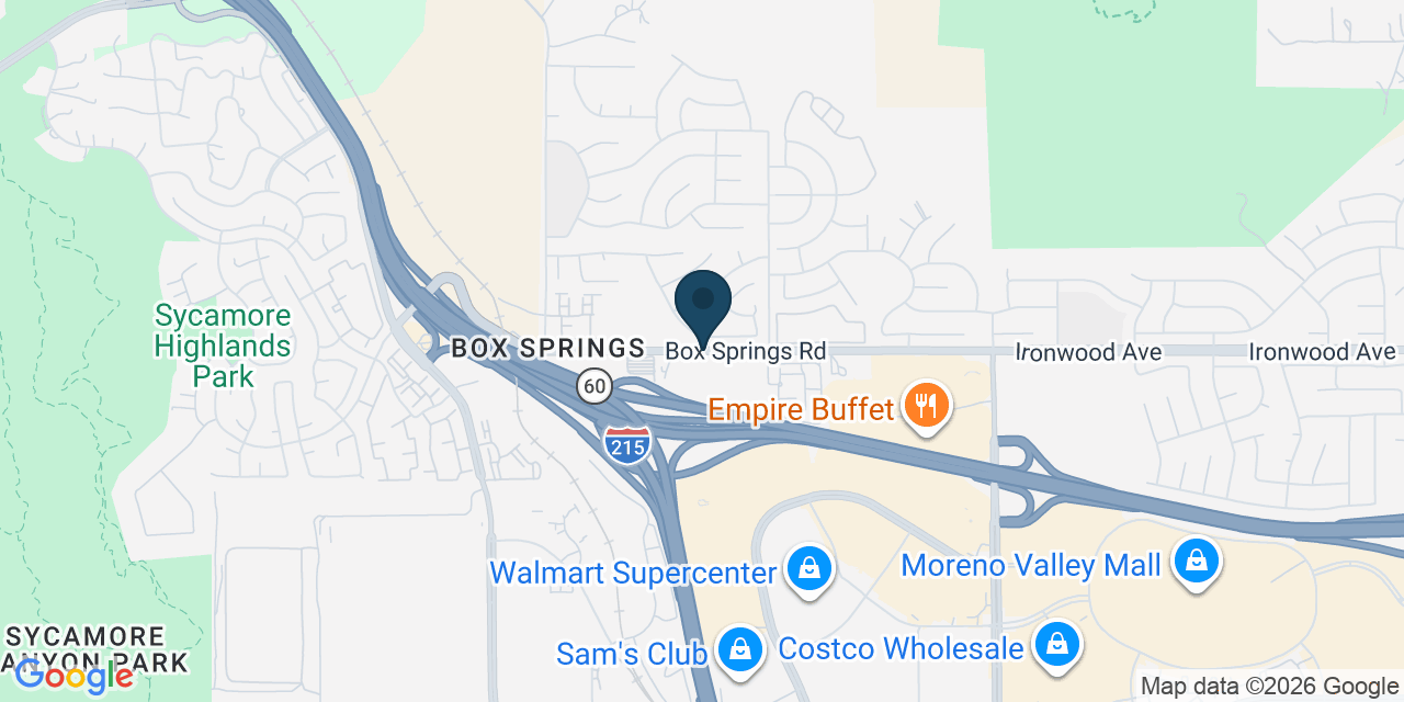 Map showing Riverside County, CA