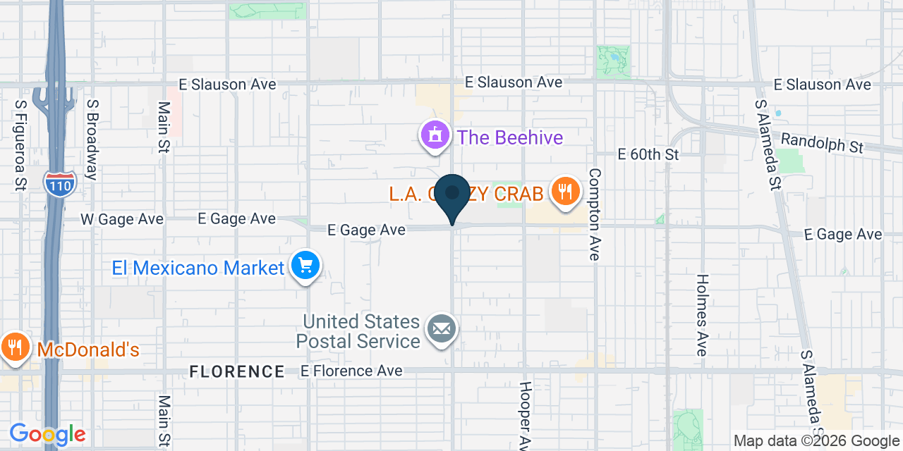 Map showing Los Angeles, Los Angeles County, CA