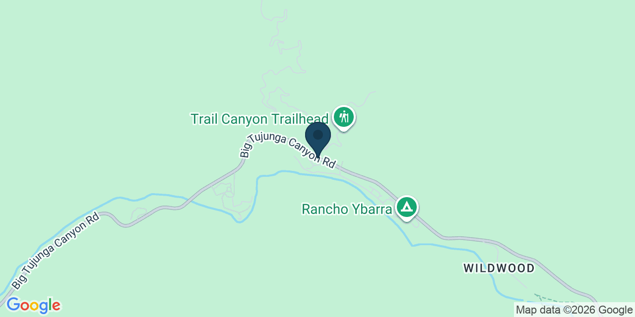 Map showing Tujunga, Los Angeles County, CA