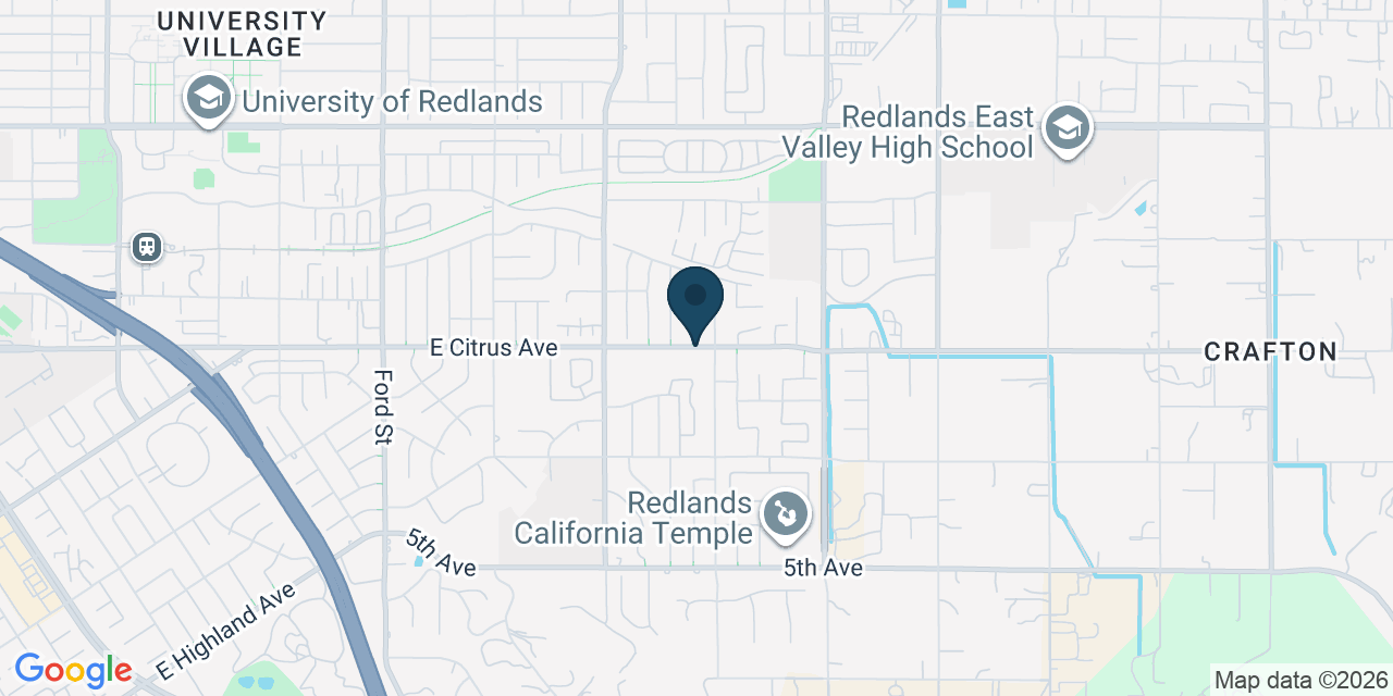 Map showing San Bernardino County, CA