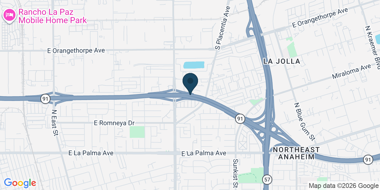 Map showing California