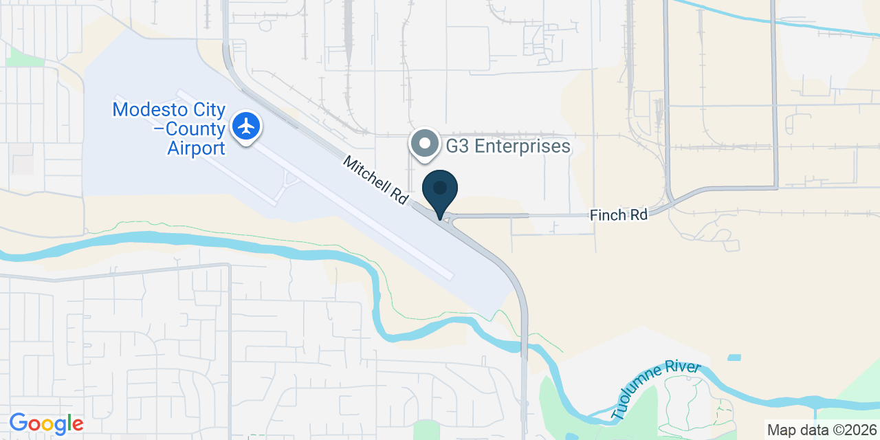 Map showing Modesto, Stanislaus County, CA