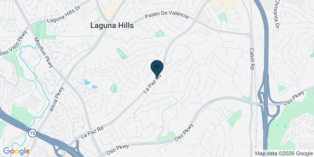 Map showing Orange County, CA