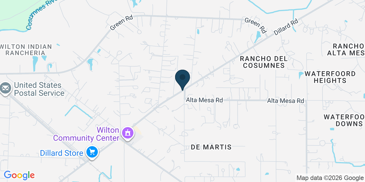Map showing Sacramento County, CA