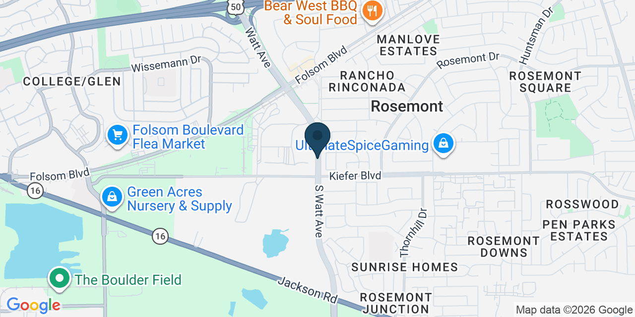 Map showing Sacramento, Sacramento County, CA