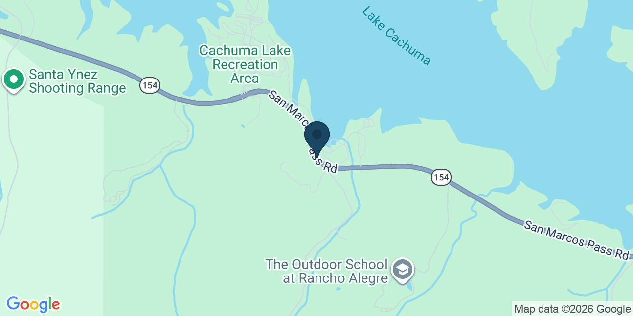 Map showing Santa Barbara County, CA