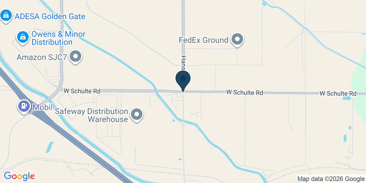 Map showing Tracy, San Joaquin County, CA