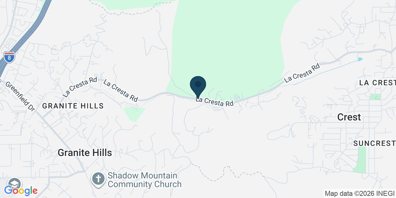 Map showing San Diego County, CA