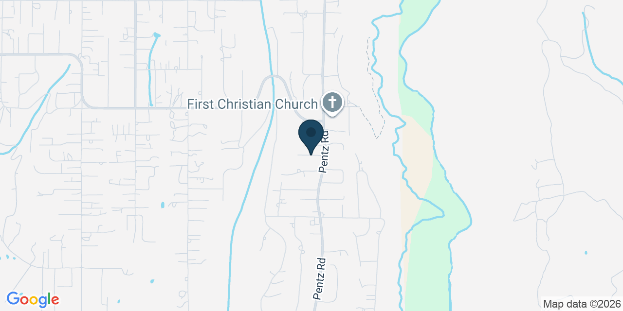 Map showing Paradise, Butte County, CA