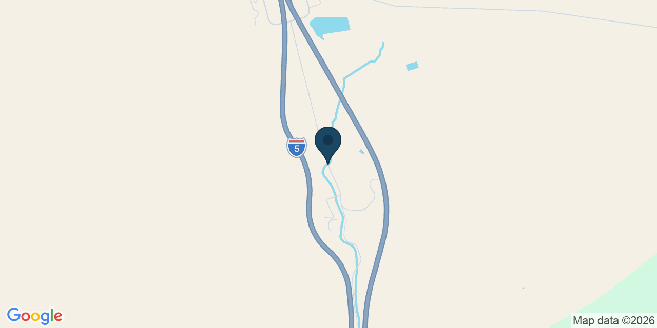 Map showing Kern County, CA