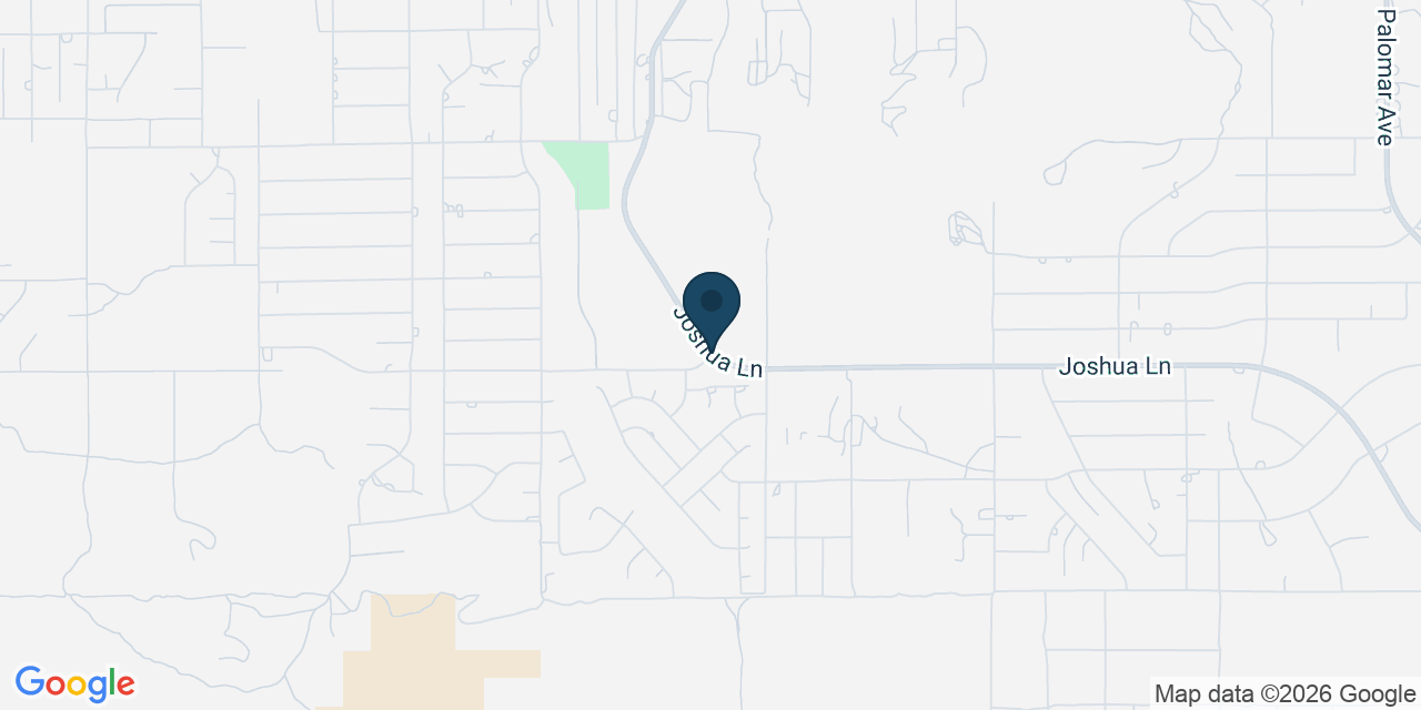 Map showing Yucca Valley, San Bernardino County, CA