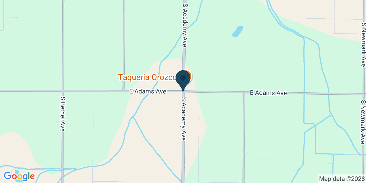 Map showing Fresno County, CA