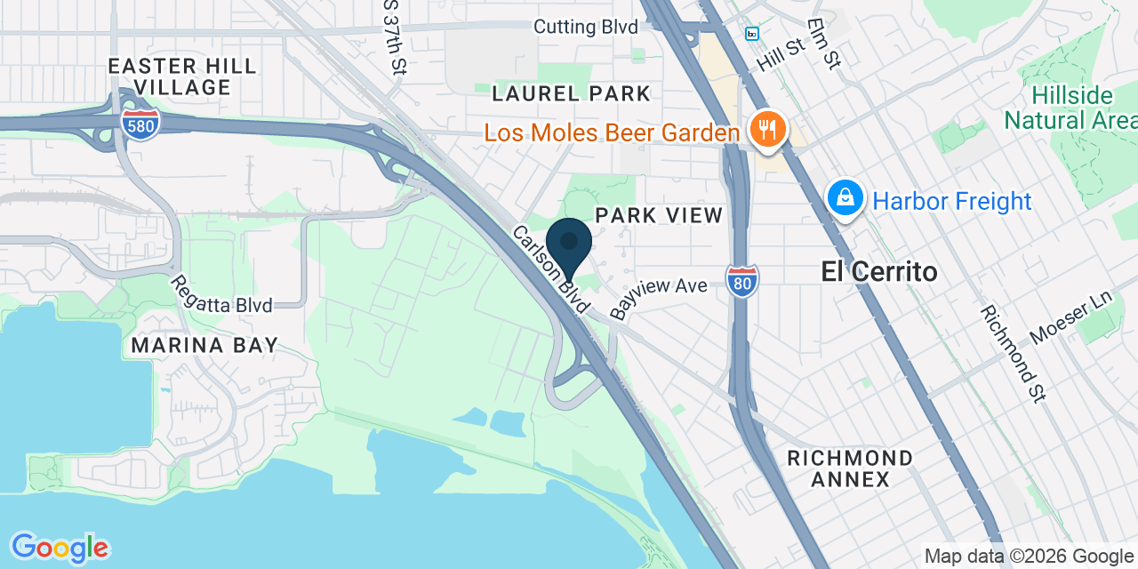 Map showing Contra Costa County, CA